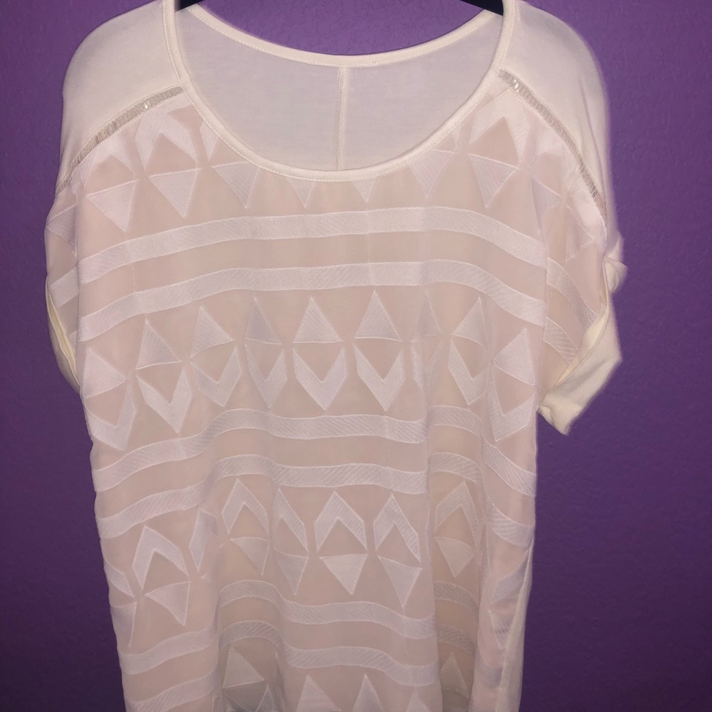 White and Cream Top
